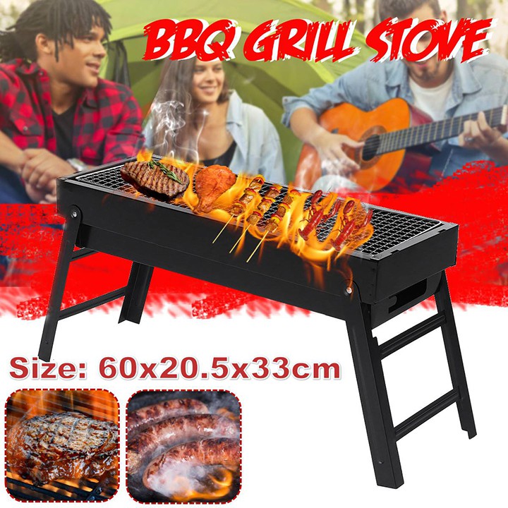 [ HÀNG HOT ] Bếp nướng than hoa BBQ gập gọn loại siêu lớn [ BH - 12 Tháng ]