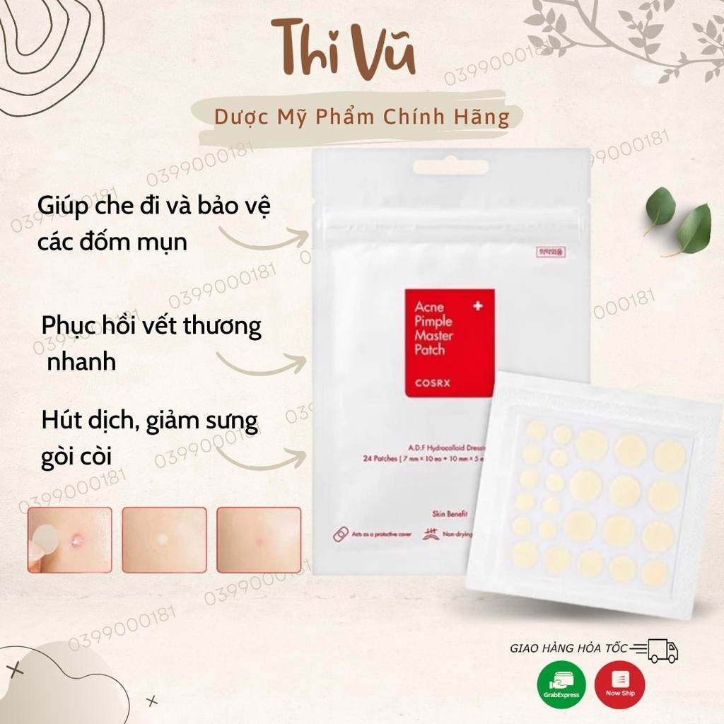 Miếng Dán Mụn Cosrx Acne Pimple Master Patch 24 miếng - Thi Vũ