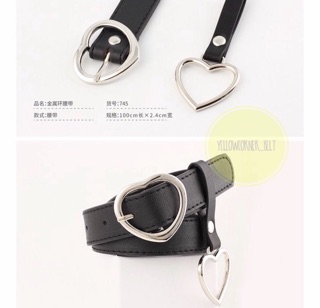 Dây nịt ulzzang khoá mặt trái tim [CÓ SẴN ]