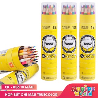 Hộp bút chì màu Truecolor CK-036 18 màu