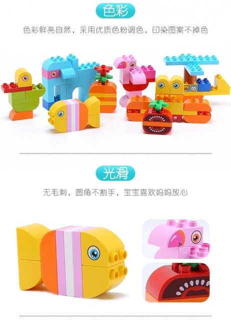 Lego cỡ duplo 75 chi tiết