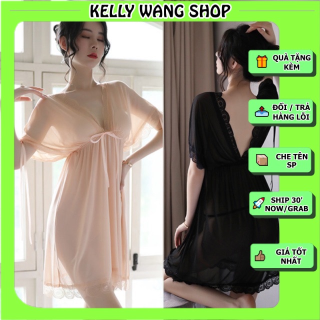 Váy ngủ sexy cao cấp KELLY WANG SX091