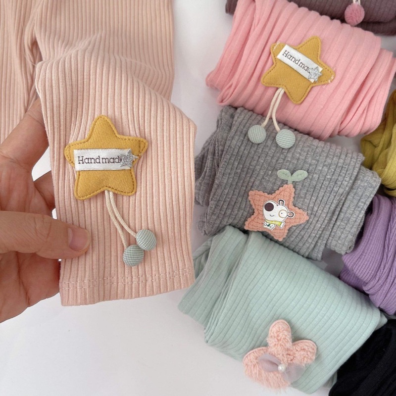 SET 4 QUẦN LEGGING TĂM DÀI SIÊU MỀM ĐẸP CHO BÉ