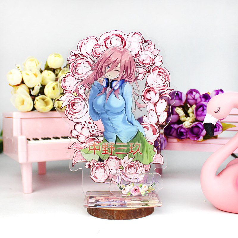 Mô hình nhân vật mica acrylic standee Gotoubun no Hanayome Nhà có năm nàng dâu in hình anime chibi