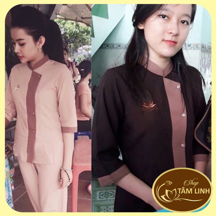 Đồ Lam Đi Chùa_Mẫu Lãnh Tụ Nữ