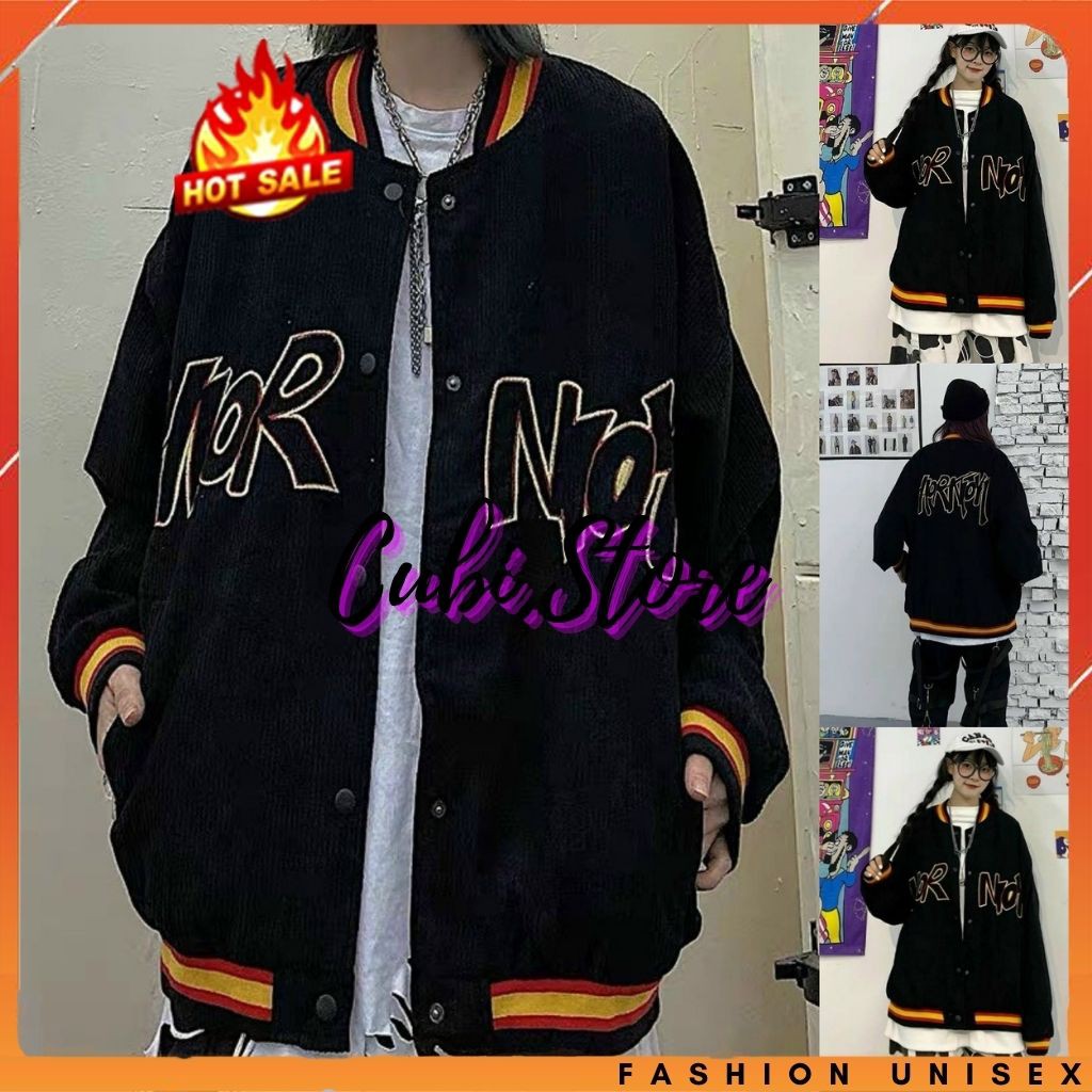 [DEAL] Áo Khoác Kaki Nam Nữ Unisex - Áo Jacket Bombers Vải Nhung Siêu Hot(KK027) | BigBuy360 - bigbuy360.vn