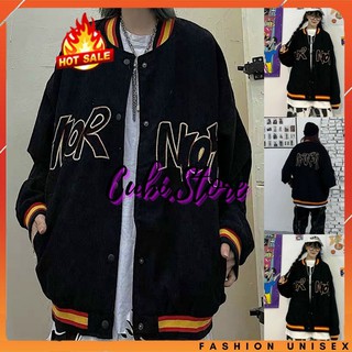 [DEAL] Áo Khoác Kaki Nam Nữ Unisex - Áo Jacket Bombers Vải Nhung Siêu Hot(KK027)