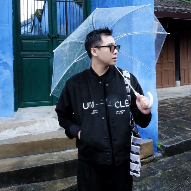 Áo khoác Varsity vải dạ UNCLÉ Crop