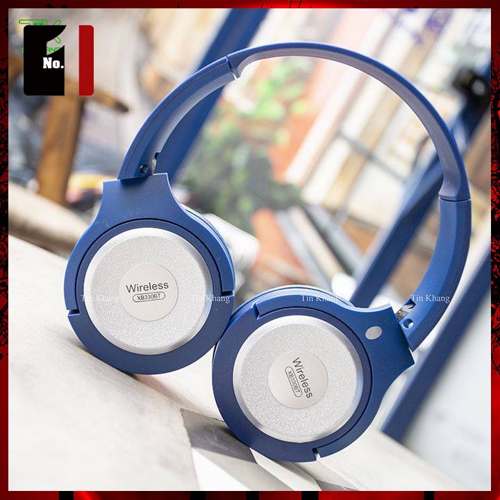 Tai Nghe Headphone Chụp Tai Bluetooth XB330BT Tai Nghe Nhạc Điện Thoại Úp Tai Không Dây