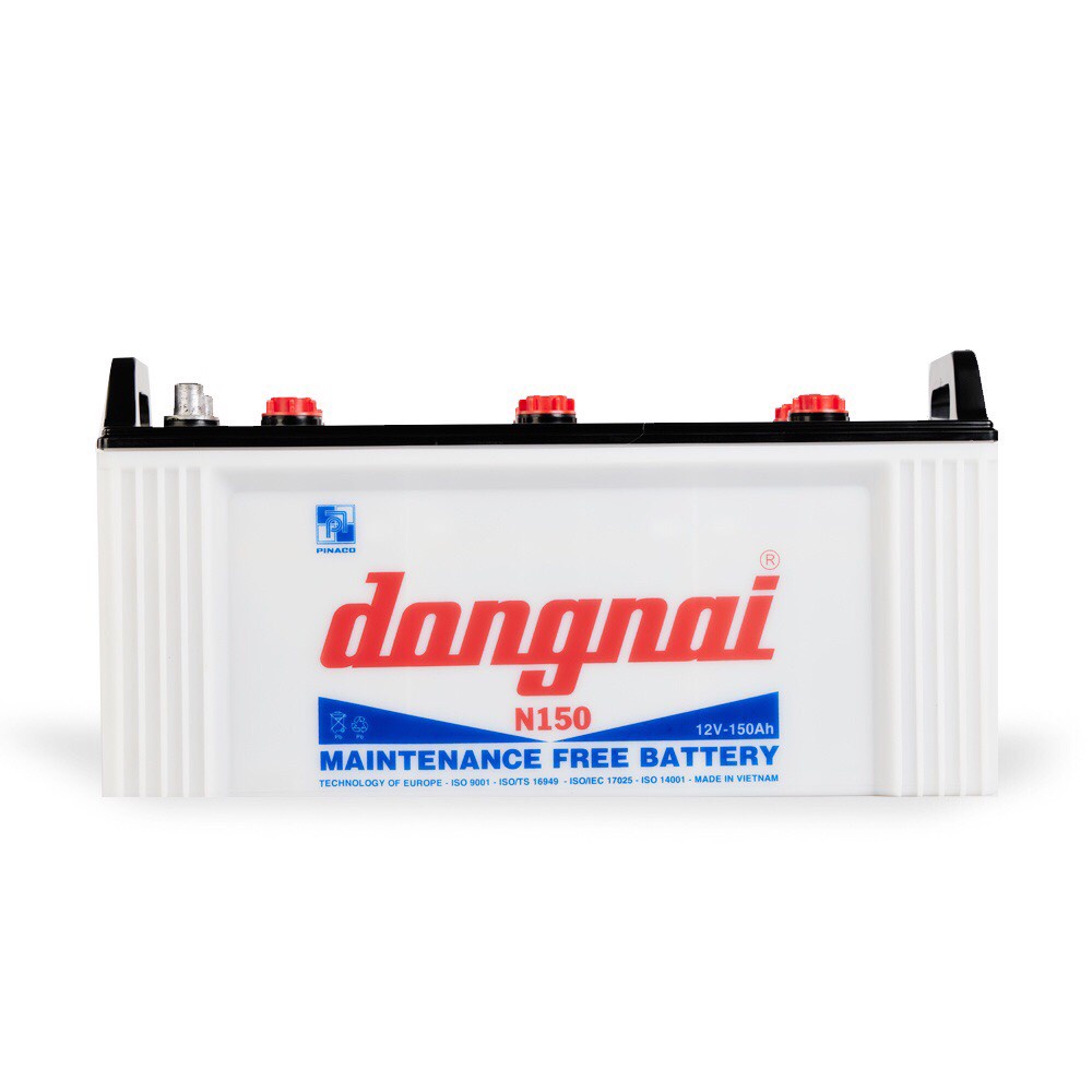 Bình ắc quy 12v xe tải đồng nai N150 | 12V - 150ah