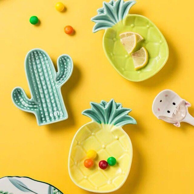 Bát Ăn Dặm Cho Bé Kiểu Nhật Hình Quả Dứa Gốm Sứ Yoota Baby