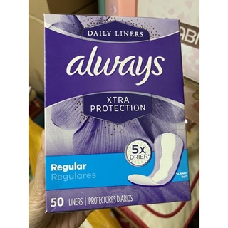 Băng vệ sinh hằng ngày ALWAYS Xtra Regular - 50 miếng