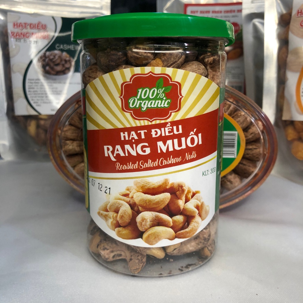 Hạt điều rang muối BAZAN sấy khô thơm ngon béo ngậy rất tốt cho sức khỏe Dihu food