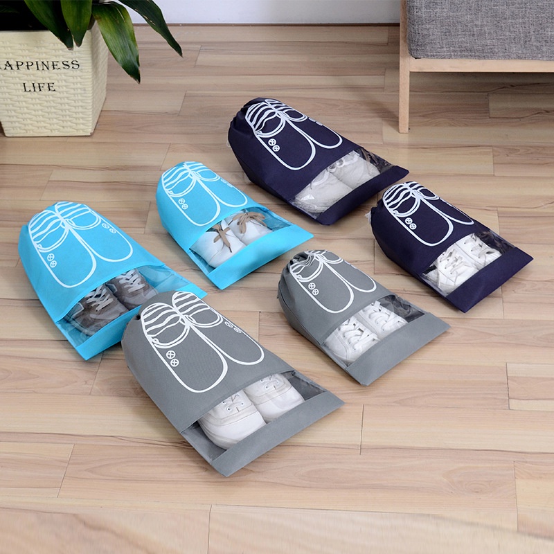 Túi Đựng Giày Dép Có Dây Rút 43.5 * 32cm Chông Thấm Nước