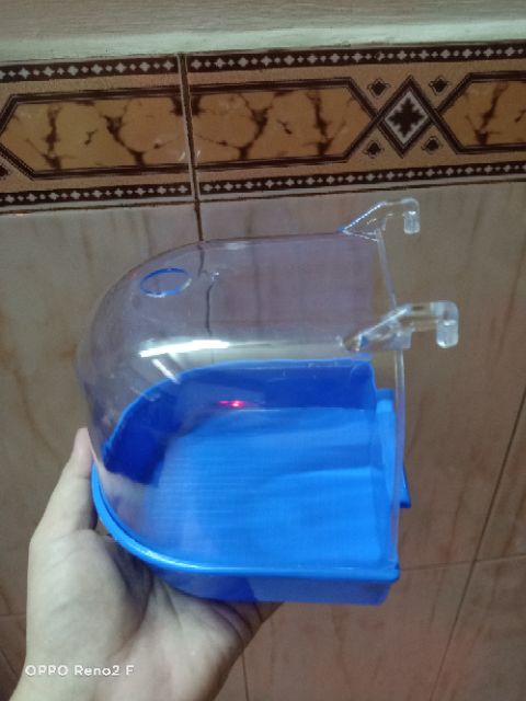 Máng tắm treo ngoài cho chim cảnh nhỏ