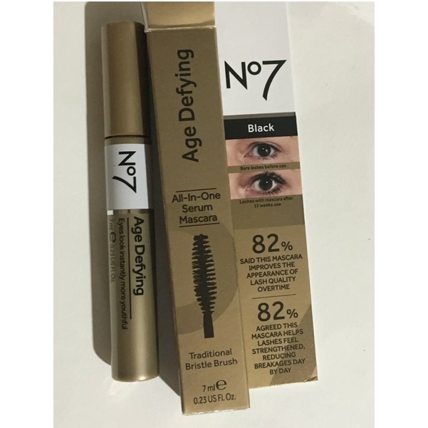 Mascara No7 Age Defying All-In-One Serum Mascara New -Mỹ