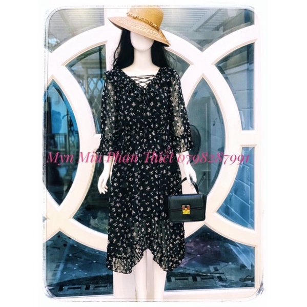 Váy Voan Tơ Hoạ Tiết Hoa Nhí Nhẹ Nhàng Đi Biển Vero Moda