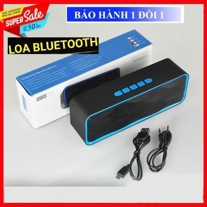 shop xả siêu rẻ Loa Bluetooth Di Động SC211 , Âm Thanh Sống Động, Bass Chuẩn, Cắm USB, Thẻ Nhớ, Cổng 3.5