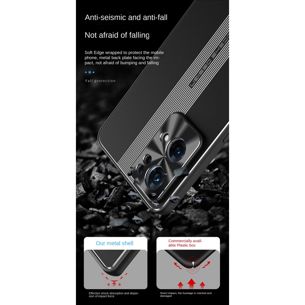 Ốp Điện Thoại Hợp Kim Nhôm Chống Sốc Cho OPPO Reno 7 Pro