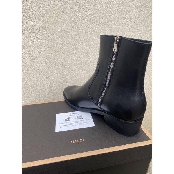 4cm Heels Zipper Boots tặng kèm straps