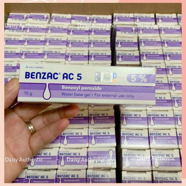 Kem ngừa mụn Benzac AC Benzoyl Peroxide 5% 15g - Galderma