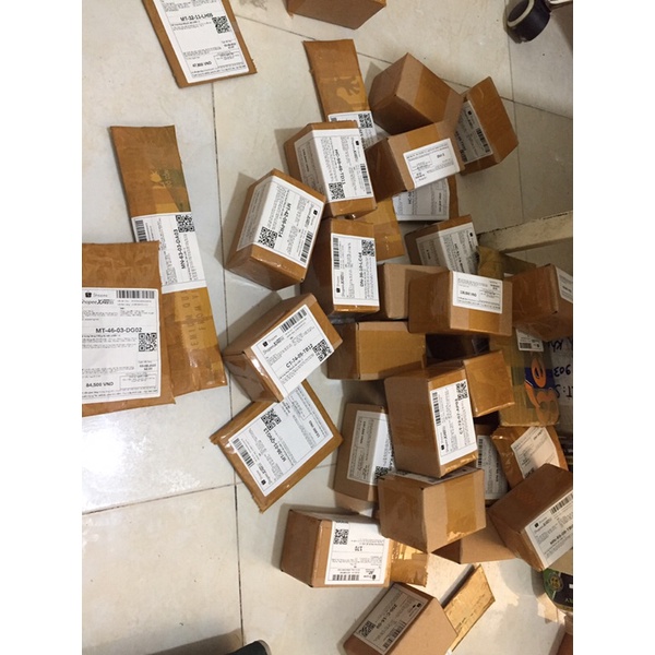 Hộp carton 10x6x6 (10 hộp) chạy sóng 3 lớp giấy tốt cứng cáp giá rẻ