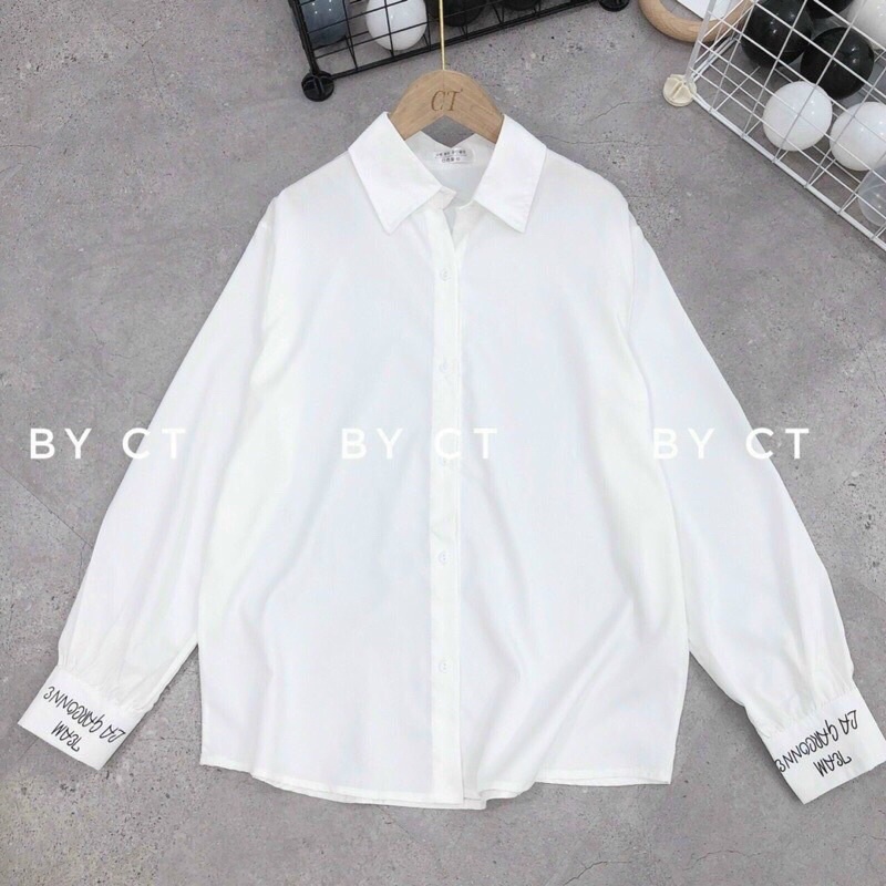 🎁sơ mi tay bồng ⚡️mặc kèm gile h ⚡️ảnh thật