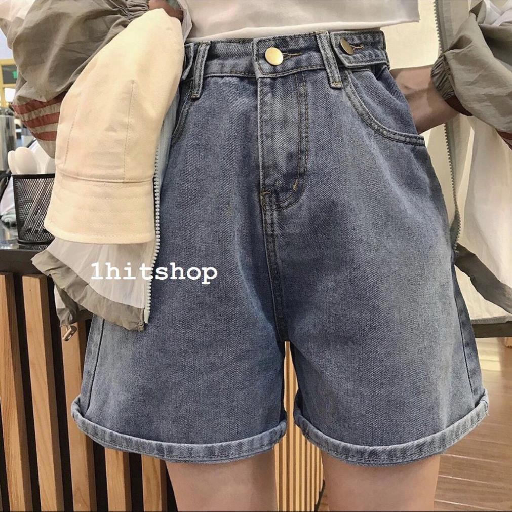 Quần SHORT JEAN Nữ 2 Nút Đai Cài Chỉnh Eo (JN-5N) *