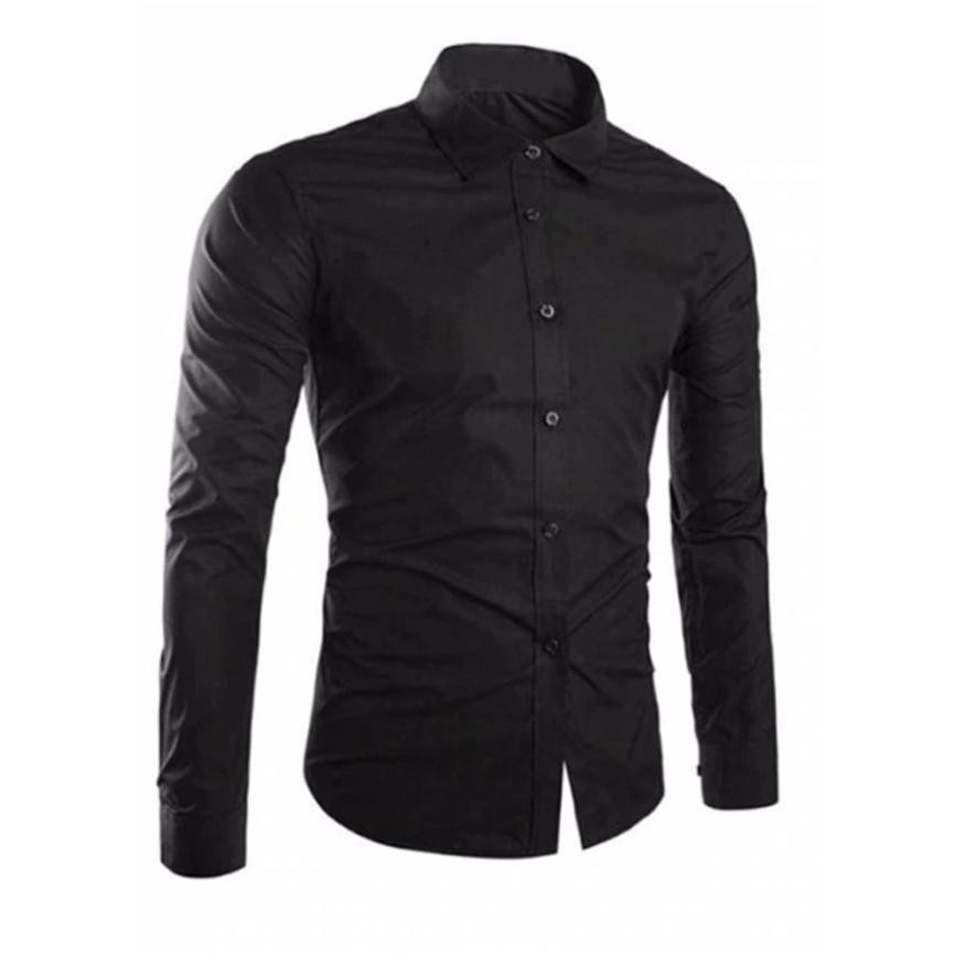 Áo sơ mi nam dài tay màu tím  cam kết hàng như ảnh