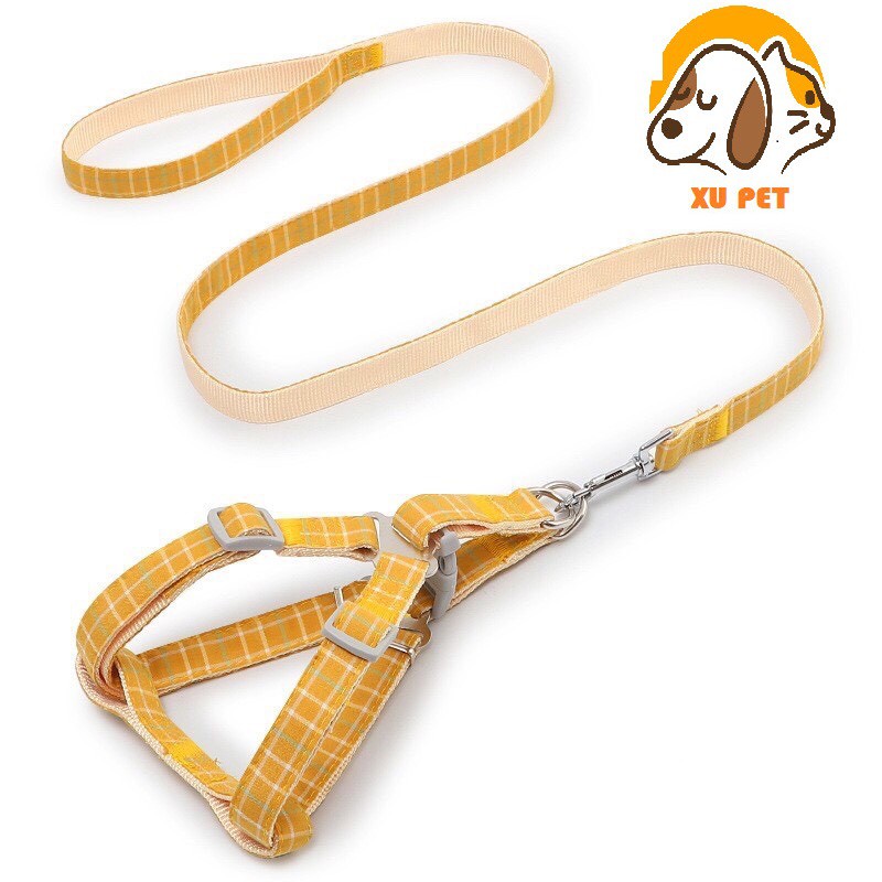 Dây Dắt Chó Kèm Yếm Đeo Mẫu Mới ( Dành Cho Chó Từ 1.5 - 20Kg )