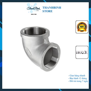 CÚT GÓC REN TRONG INOX PHI 21/ D15 INOX 304- ĐỘ BỀN CAO