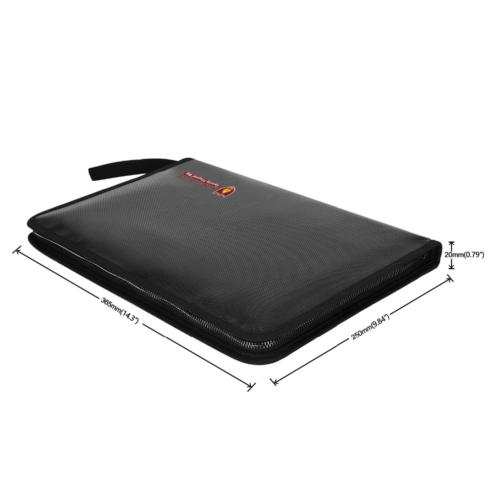 Túi Đựng Tài Liệu / Hộ Chiếu 12 Trang An Toàn Chống Cháy Kích Thước 36.5 * 25 * 2CM