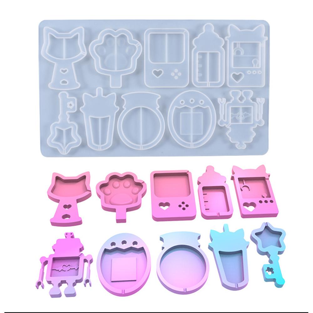 Khuôn Silicone Làm Trang Sức Thủ Công Dạng Cát Chảy