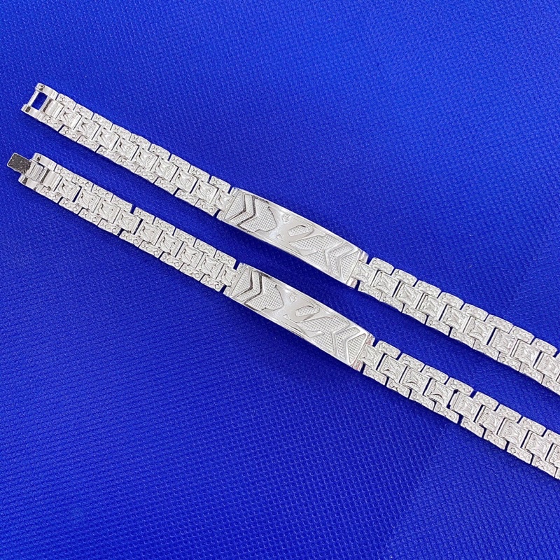 Lắc tay nam mắt đồng hồ tứ quý 8 phúc lộc thọ bạc ta đẹp NGỌC MẬU