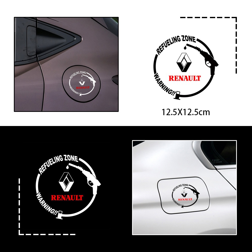 Miếng Dán Phản Quang Chống Thấm Nước Trang Trí Nắp Bình Xăng Xe Hơi honda toyota suzuki luxgen