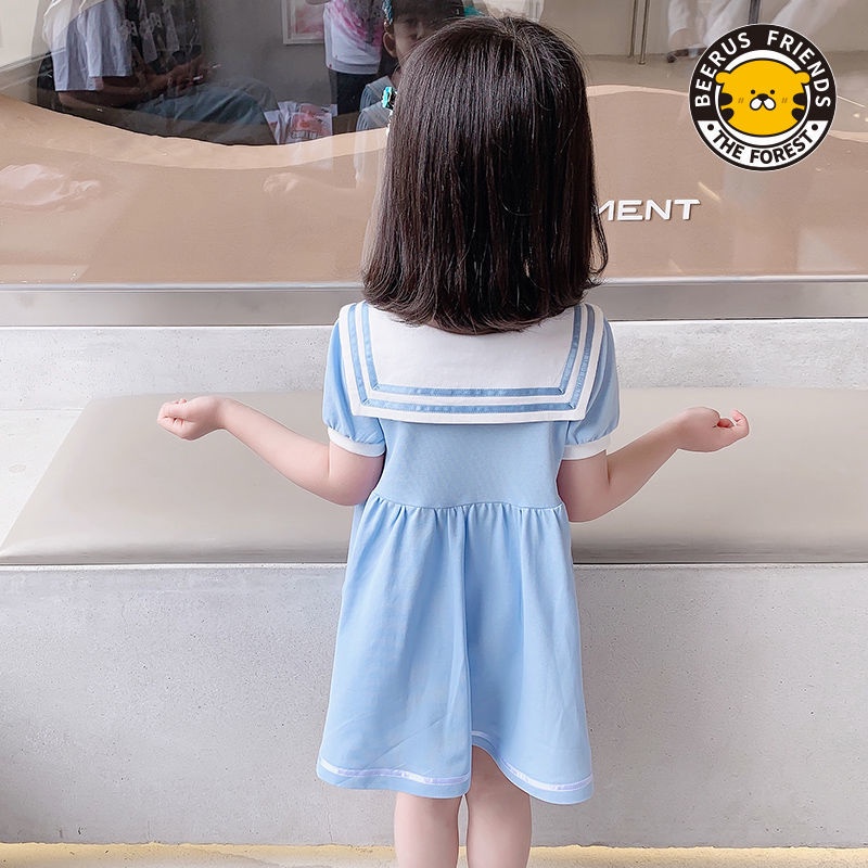 Đầm công chúa tay ngắn thiết kế mới thời trang mùa hè theo phong cách hàn quốc cho bé gái