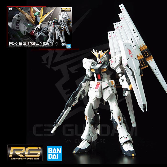 MÔ HÌNH GUNDAM BANDAI RG 32 1/144 RX-93 NU GUNDAM GUNDAM UC