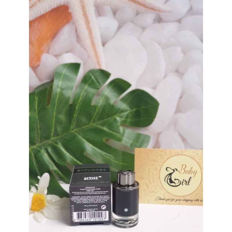 Nước hoa mini nam chính hãng Explorer Mont Blanc 4.5ml
