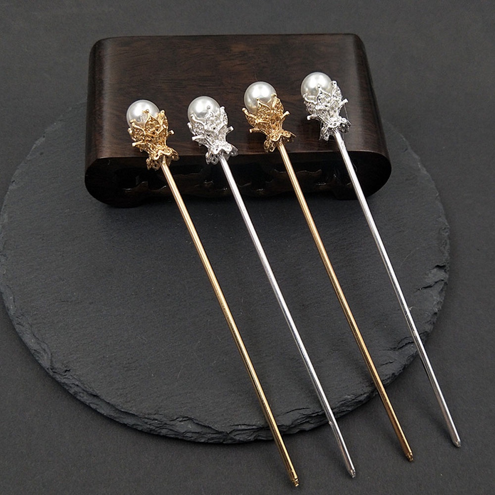 Trâm cài tóc kim loại nhiều màu sắc phong cách trung hoa cổ điển 2021