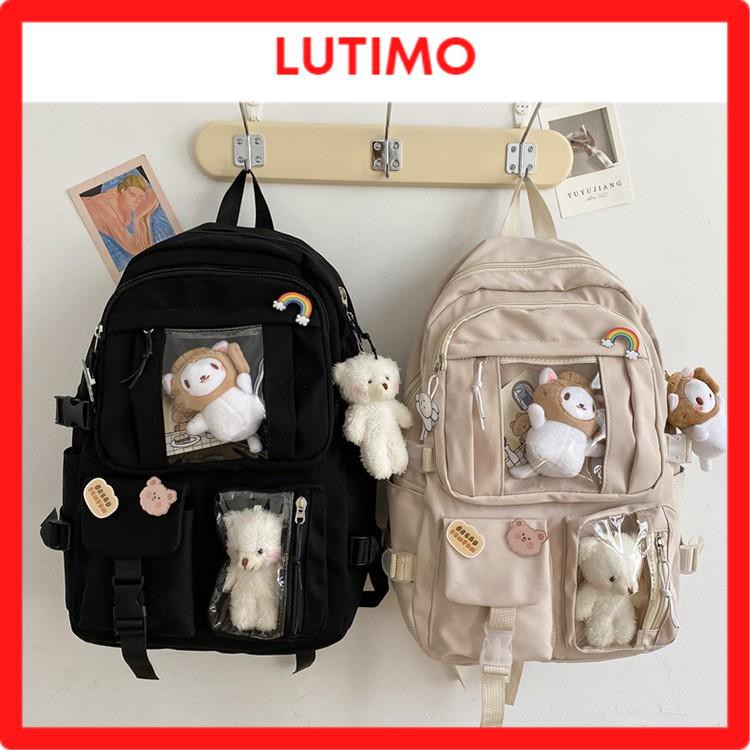 Balo nam nữ cao cấp du lịch dễ thương đẹp đi học giá rẻ tặng kèm sticker BL5