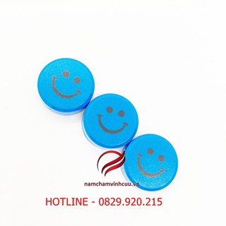 10 chiếc nam châm gắn bảng mặt cười bé màu xanh nước biển