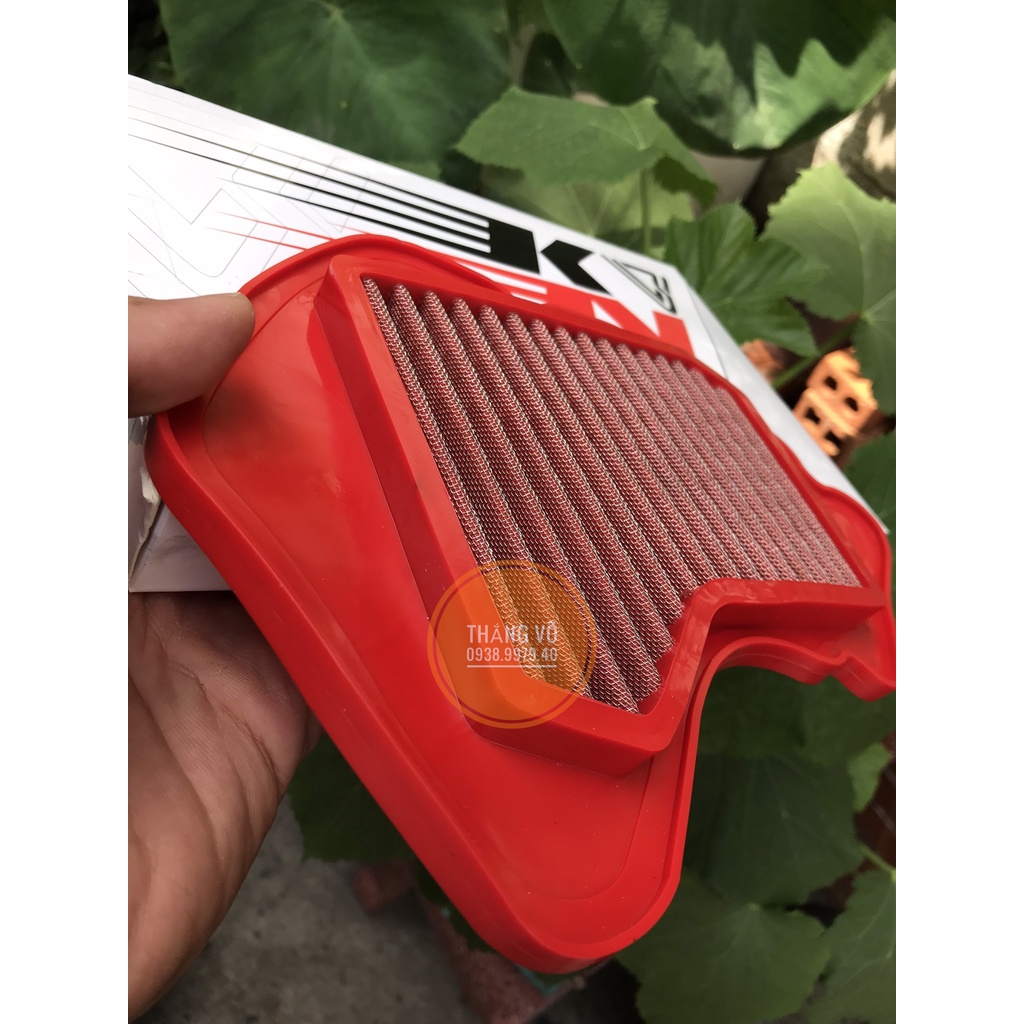 Lọc gió Future 125 FI, Lọc gió Future Led KN đỏ lưới thép lọc gió độ phụ kiện đồ chơi Future Fuled Future Led