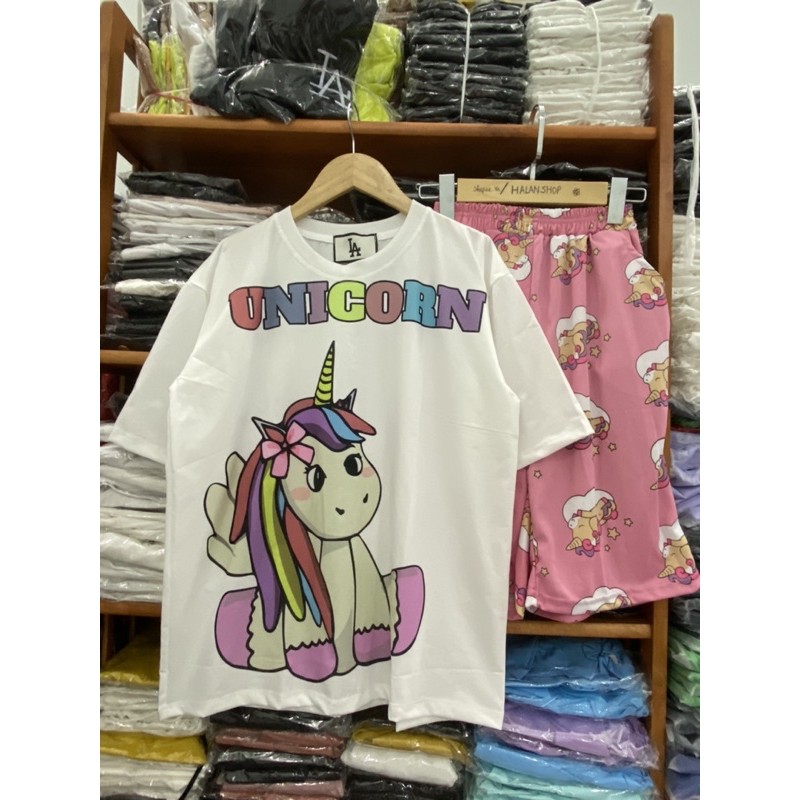 bộ lửng nữ hoạt hình form rộng kèm ảnh thật