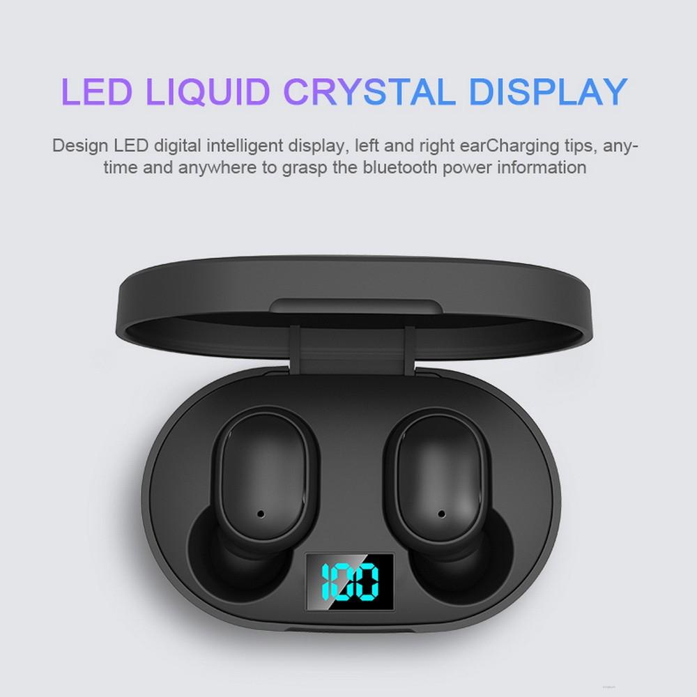 Tai Nghe Không Dây Bluetooth E6Swirepods TWSMobile Giảm Tiếng Ồn Có Màn Hình Hiển Thị Led