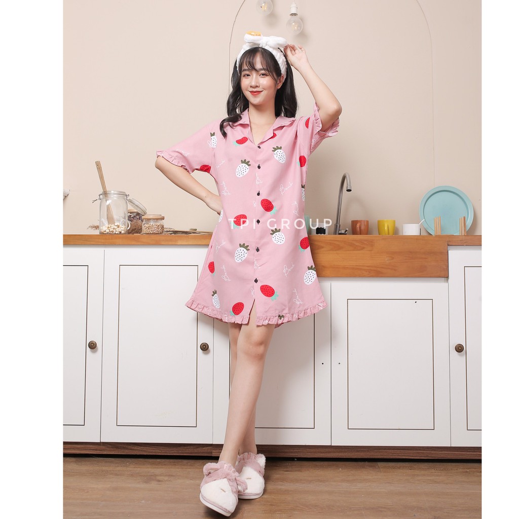 Váy ngủ pijama kate Thái siêu cute | BigBuy360 - bigbuy360.vn