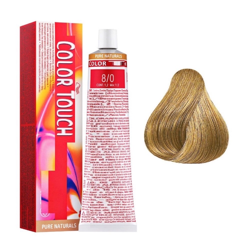 Kem Thuốc Nhuộm Tóc Tại Nhà Màu Vàng Sáng Tự Nhiên 8/0 Light Natural Pure Blonde