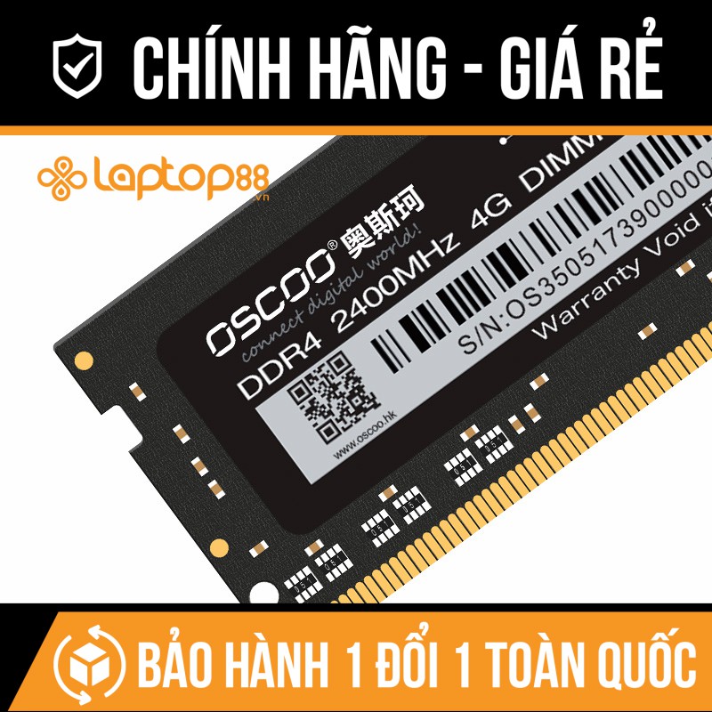 Bộ nhớ Ram Laptop OSCOO DDR4 bus 2400 | 2666 Mhz- Hàng chính hãng | WebRaoVat - webraovat.net.vn