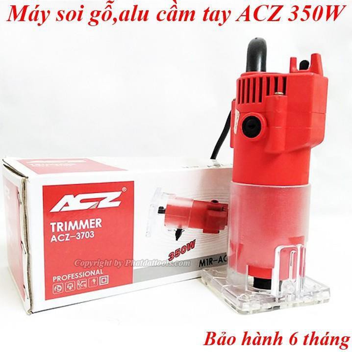 Máy Soi Gỗ,Alu ACZ 3703 Công Suất 350W-Hàng Chính Hãng-Tặng Kèm Mũi Soi Gấp Mép Alu