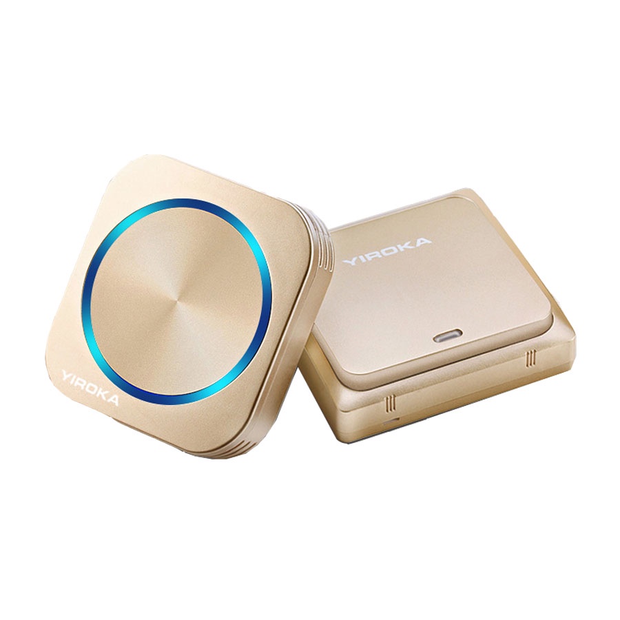 Chuông Cửa Không Dây Không Pin Chống Nước Báo Khách Thông Minh