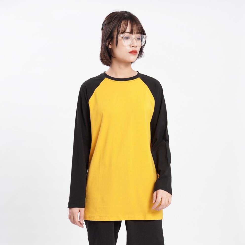 Áo thun dài tay RAGLAN Unisex N7 Basic Tee phông trơn thu đông nam nữ oversize form rộng sweater ulzzang Hàn Quốc  ྇